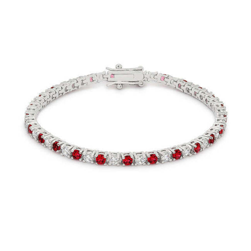 Goldtone Finish Victorian Cubic Zirconia Tennis 7 Inch Bracelet